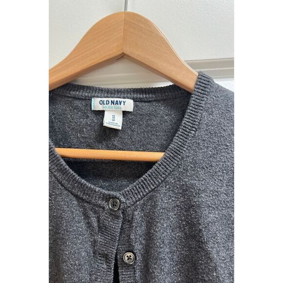 Old Navy Grey Classic Button down knit Cardigan - Picture 2 of 3